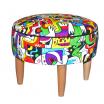 Round Small Footstool